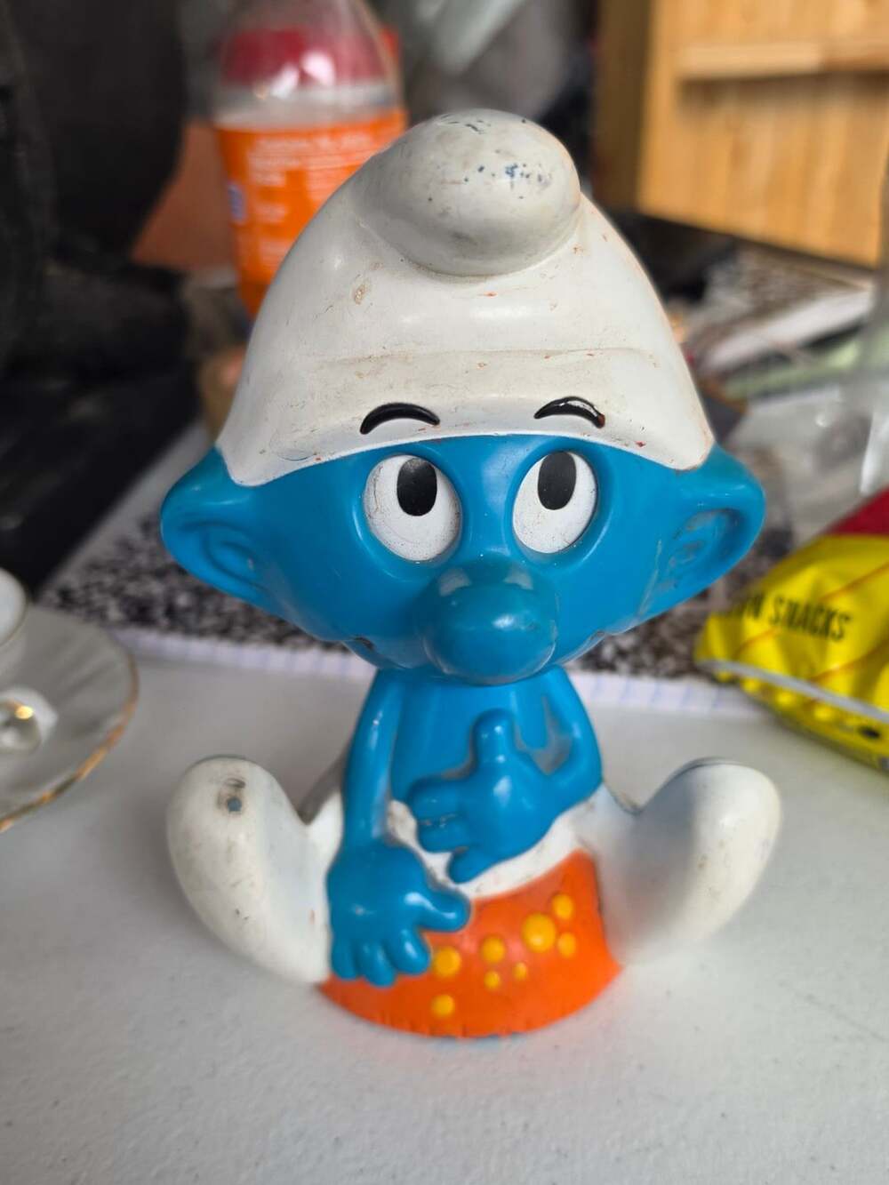 Wallace Berrie The Smurfs Pull String Talking Toy
